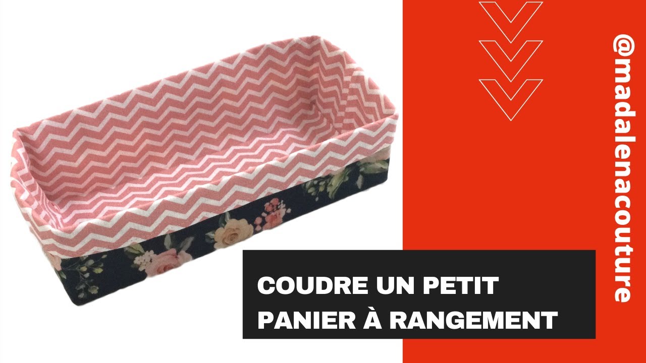 Coudre un petit panier à rangement - Tuto Couture Madalena