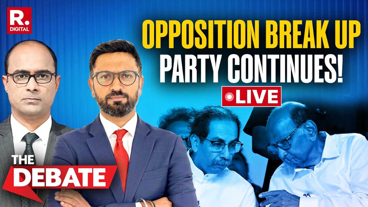 Debate LIVE: Will Modi&rsquo;s Super NDA become reality? Pawar party break up after Uddhav&rsquo;s
