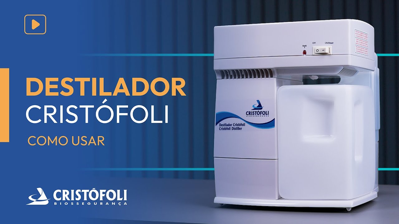 Destilador Cristófoli - Como usar