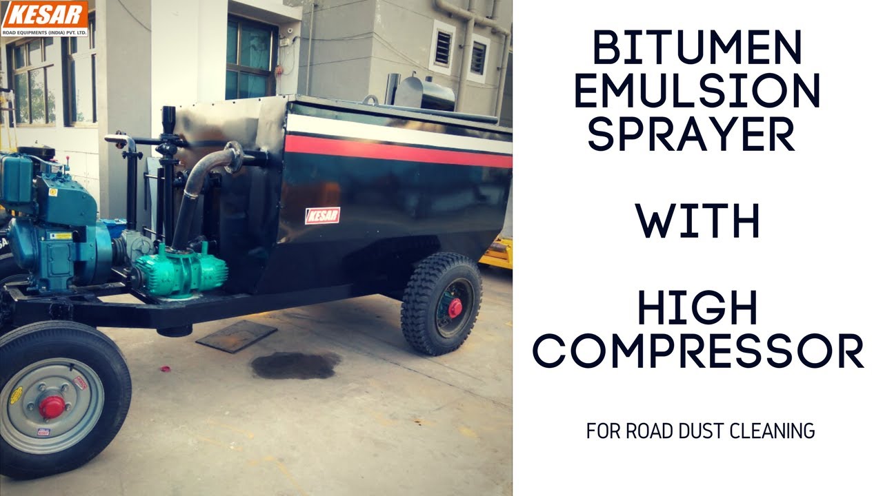 Bitumen Emulsion Sprayer Working Video (Bitumen Spraying Machine) Manufacturer In India