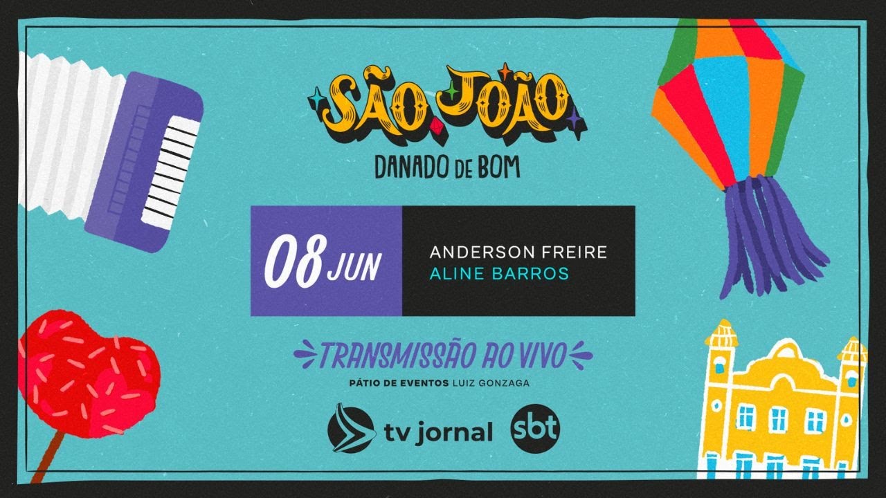SÃO JOÃO DE CARUARU 2023 NOITE GOSPEL LIVE: ANDERSON FREIRE E ALINE BARROS - AO VIVO 08.06.2023