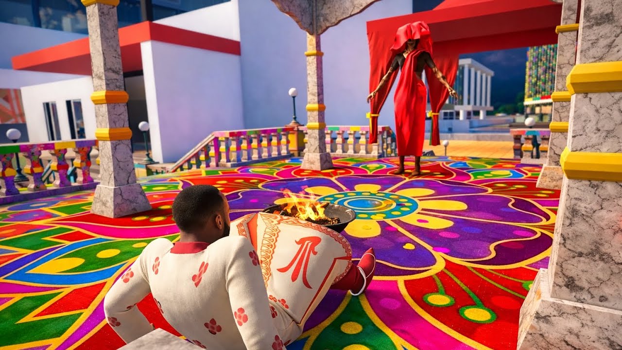 Franklin Got Married to Giant Stree in Indian Bike Driving 3D | DPK BEAT
