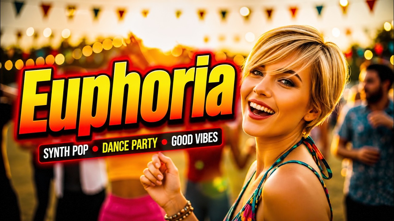 Euphoria (Feel-Good Synth Pop) - Upbeat Dance Party & Good Vibes