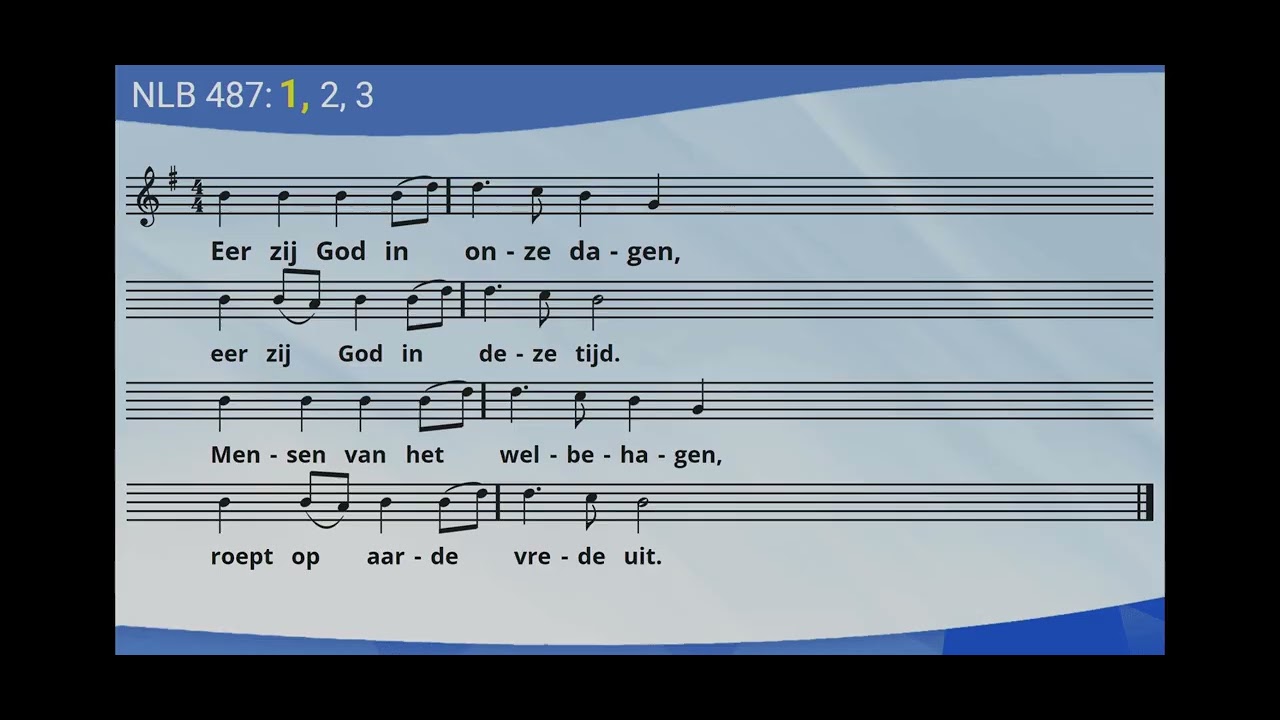 Sjaloom kerst 2025 Eer zij God in onze dagen.