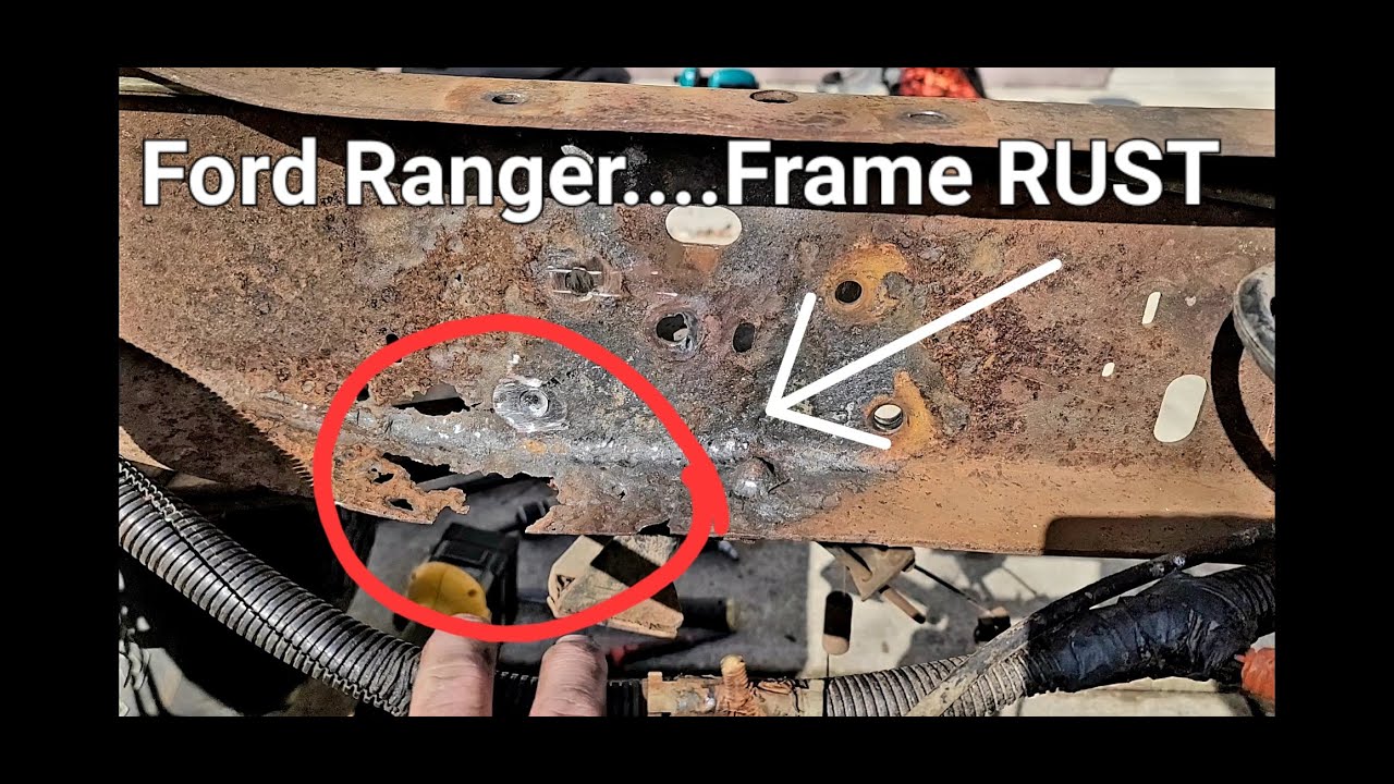 Ford Ranger frame rusted badly, is it JUNK?!  Build part 3