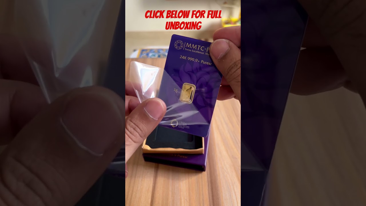Buying Gold Online (MMTC PAMP Review)