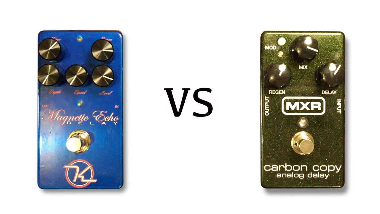 Keeley Magnetic Echo vs MXR Carbon Copy