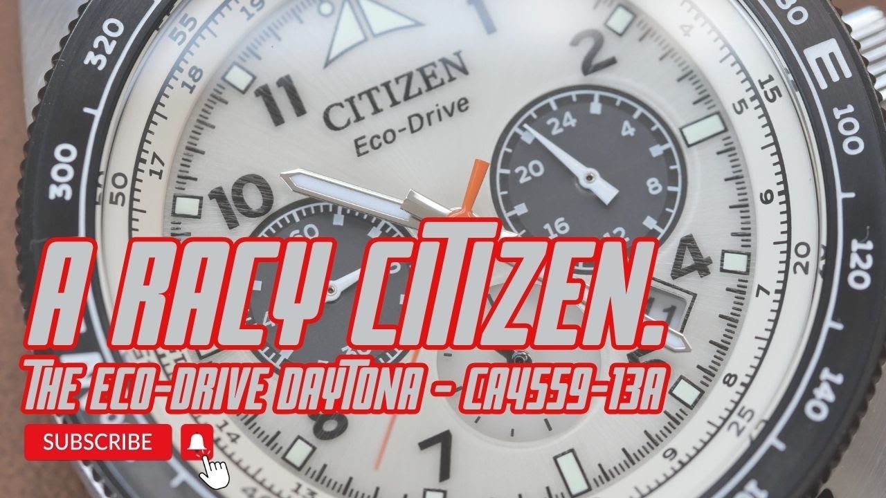 Хронограф Citizen Eco-Drive «Daytona» — классические часы в гоночном стиле по доступной цене!