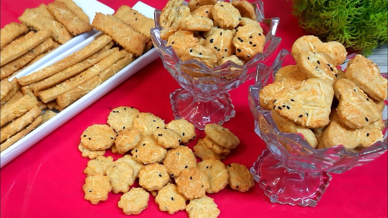 بسكويت الجبنة ☆سناكس مالح❗هاتى شوية دقيق وجبنه وتعالي نعمله فى دقايق 🥨🧀🥓