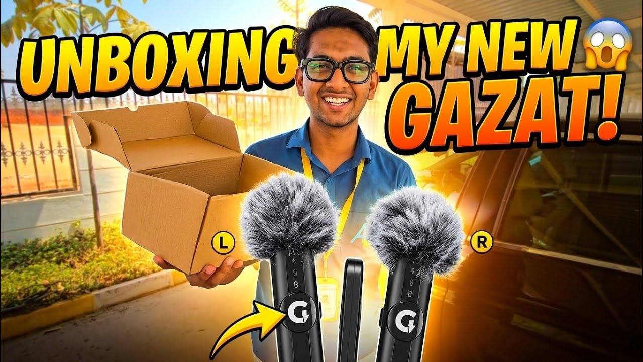 My first #unboxing video #unboxing new #gadgets 