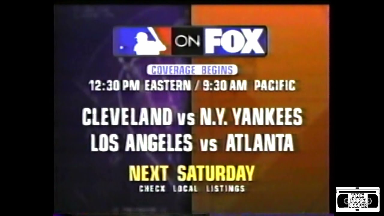 Fox Baseball Promo - Juicing the Ball, Ken Griffey Jr, Dodgers vs Braves / Indians vs Yankees - 1996