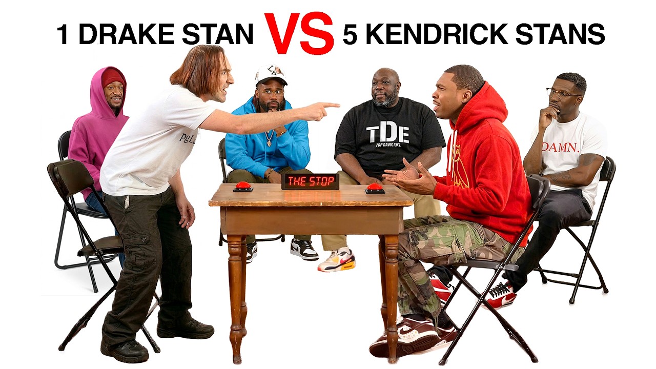 1 Drake fan GOES TO WAR with 5 Kendrick fans! ''HE IS NOT A CULTURE VULTURE!''