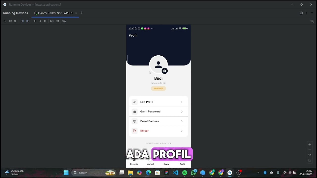 NAWASENA - Dashboard Kehadiran dan Produktivitas Organisasi Mahasiswa | Grup C Kelas D