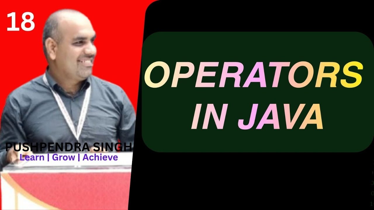 Operators in Java #explorebypushpendra