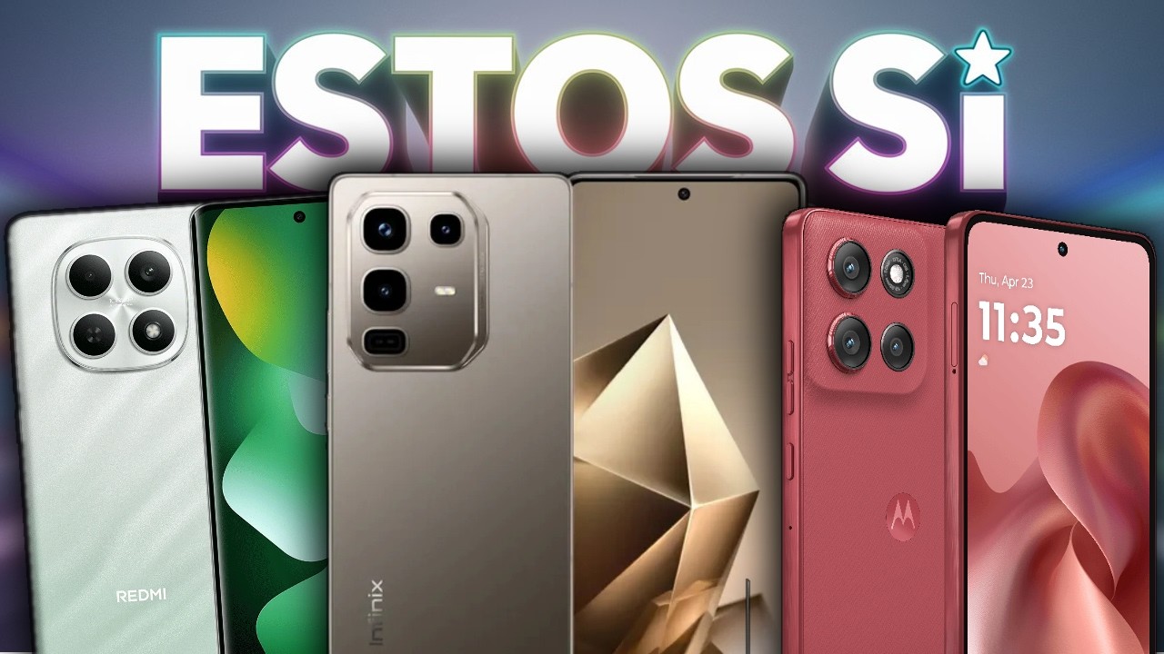 Los Mejores telefonos celulares BARATOS y buenos para comprar en 2026