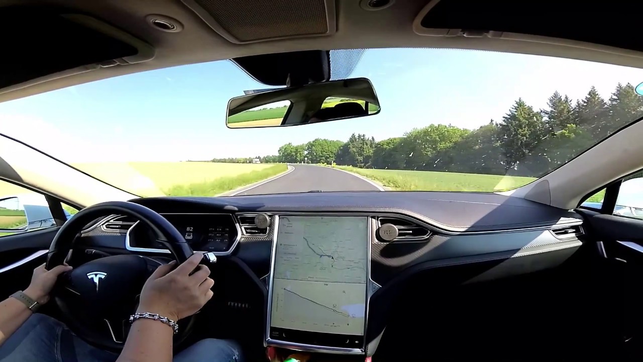 Roadtrip #12: Reichweitentest 120 km/h Teil 1 - Tesla Model S P85