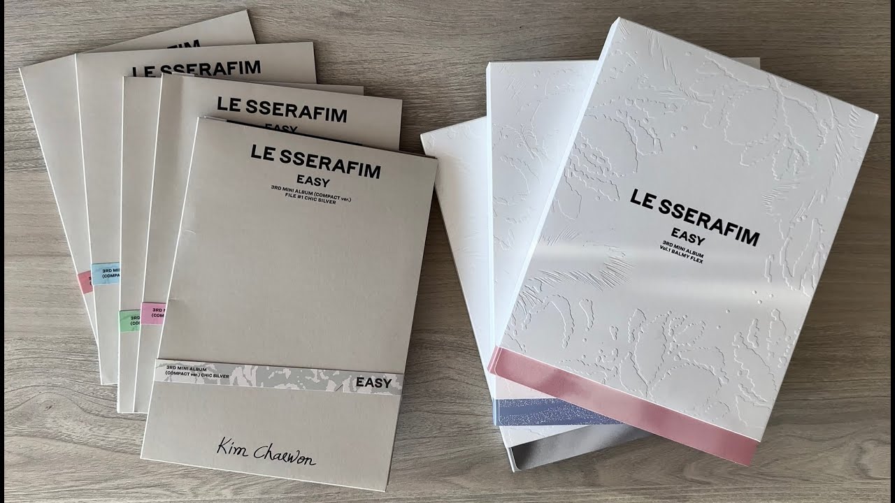 Unboxing LE SSERAFIM 르세라핌 3rd mini Album 