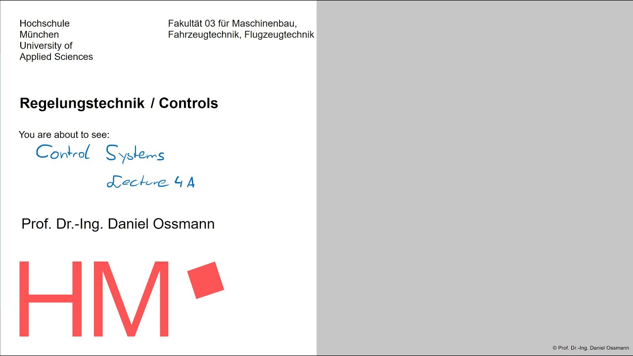 Controls @HM FK03 - Lecture #4A