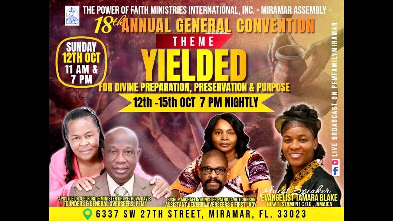 PFMI Miramar 18th Annual Convention, Tuesday Night Service, October 14, 2025