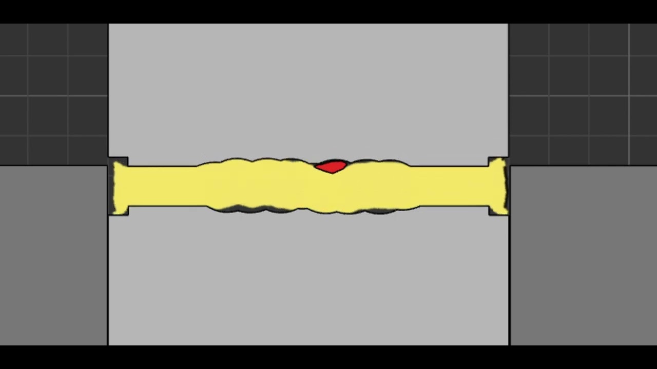 Strike through coin error simulation