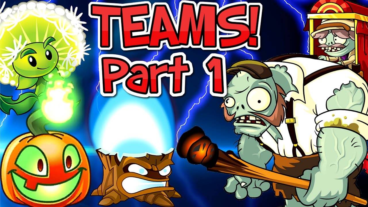 Plants vs. Zombies 2 Video Porter Gargantuar vs Team Plants Primal Hack PART 1 PVZ 2 Gameplay