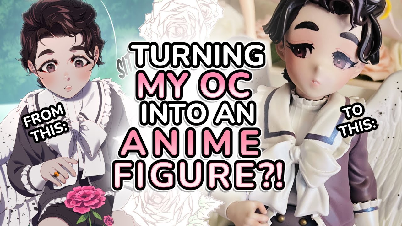 Turning MY OC Into An ANIME FIGURE?! | Resin 3D Printing + Painting