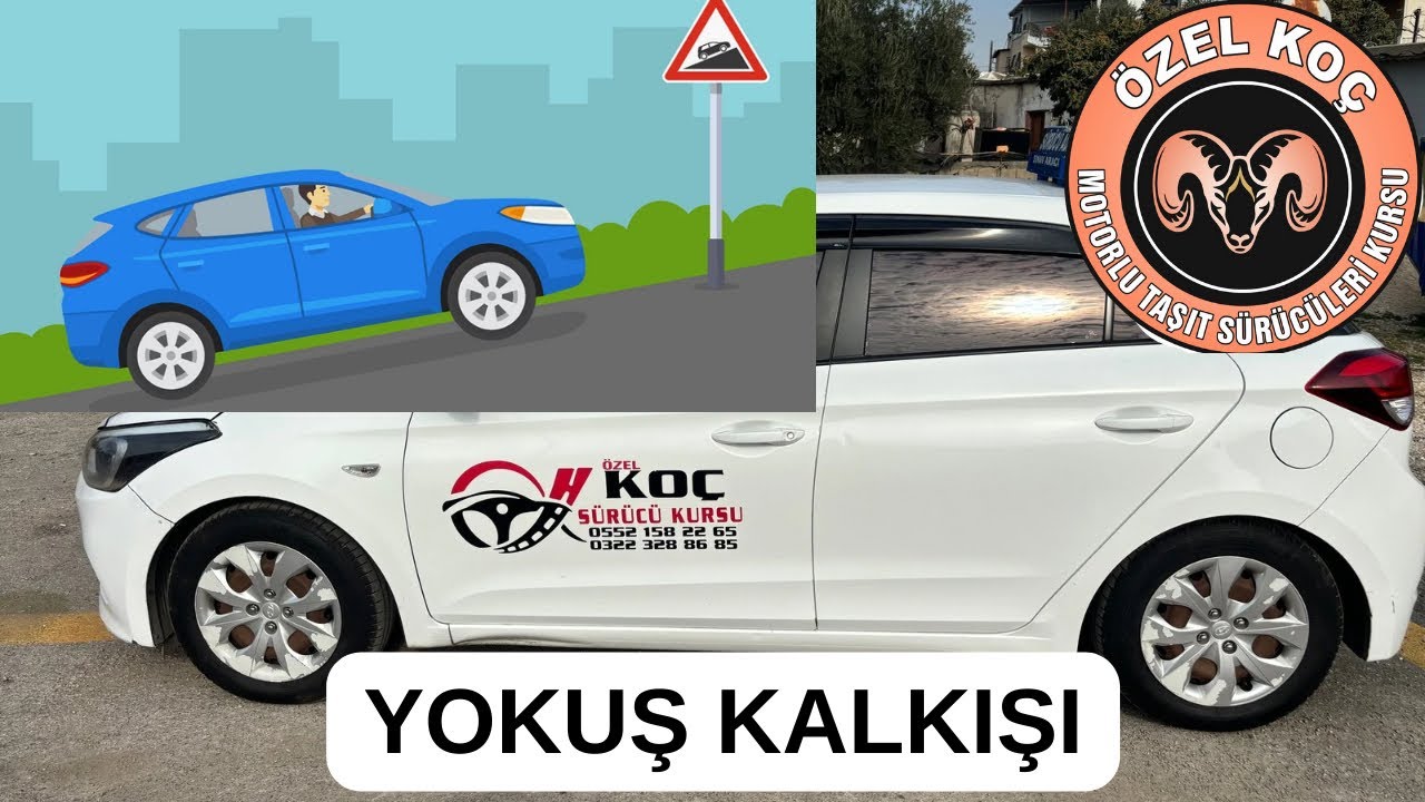 Yokuş Kalkış Geri Kaçırmadan Nasıl Yapılır ? İ Sürücü Kursları Sınavı Direksiyon Sınavı
