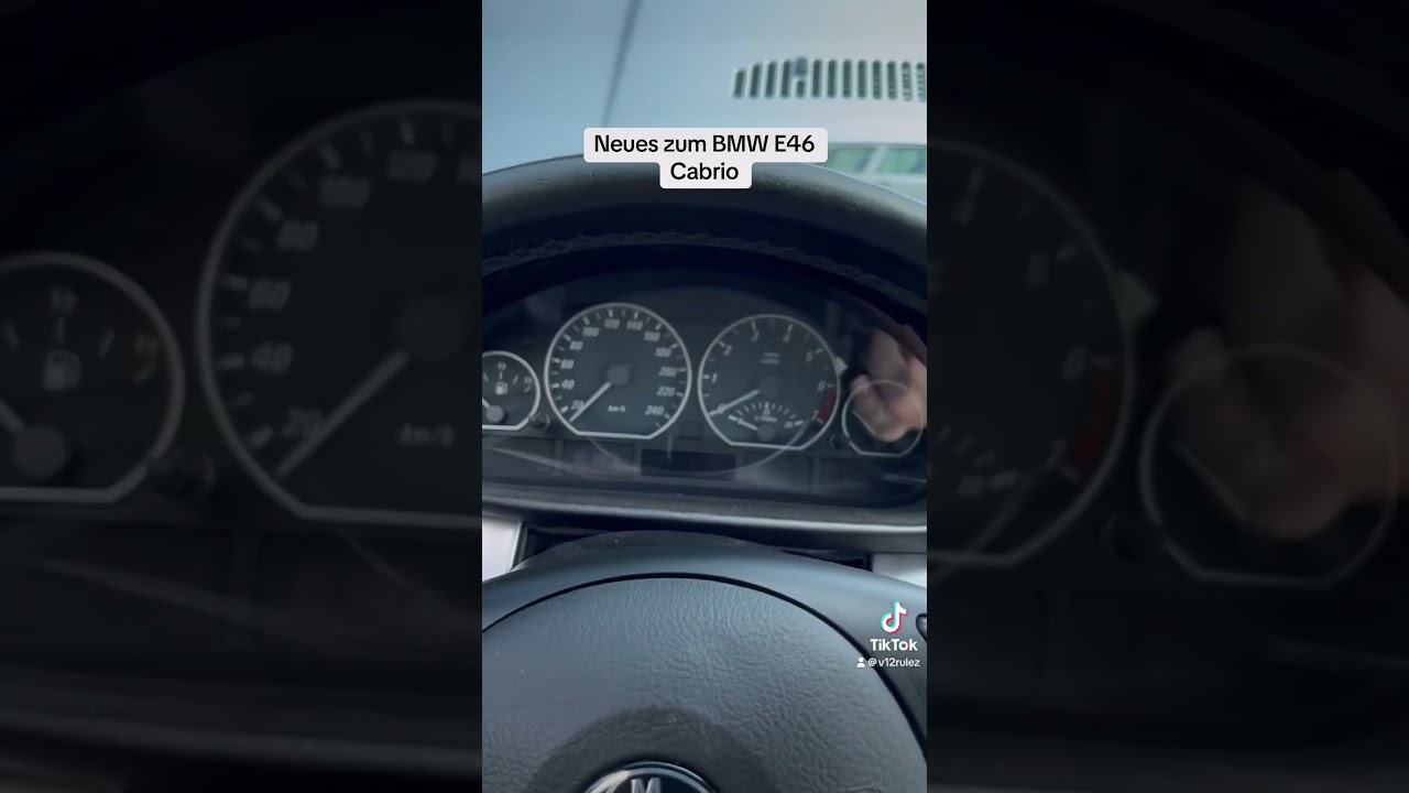 Ist der Luftmassenmesser Schuld am Ruckeln bei meinem BMW E46 Cabrio?MKL ist aus😁#bmw #e46 #mkl