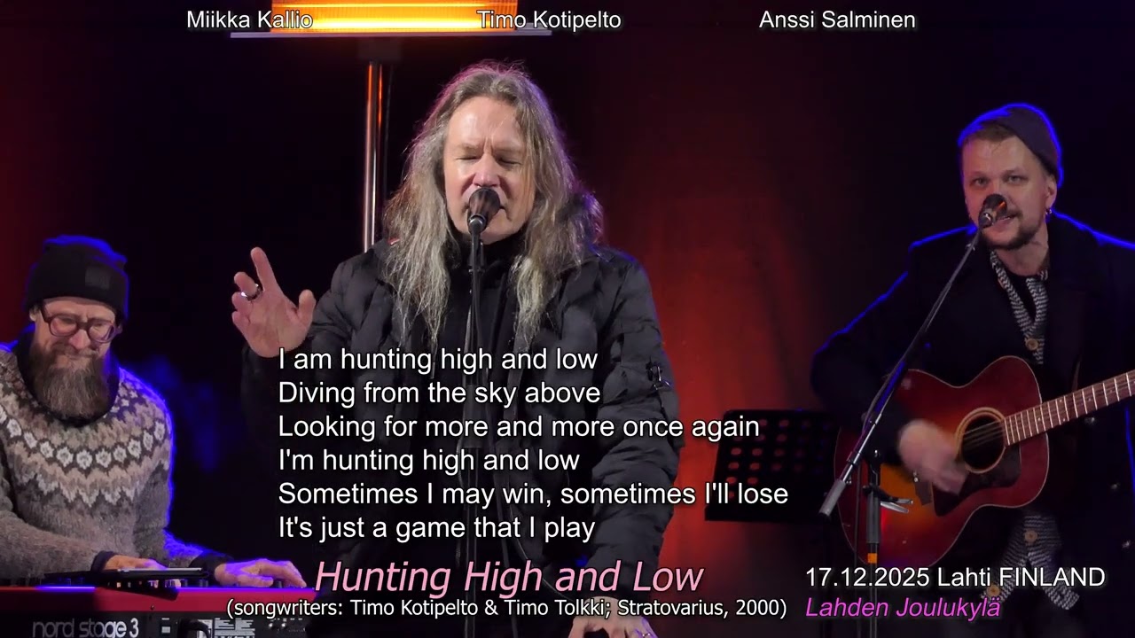 Timo Kotipelto, Hunting High and Low (with lyrics), LIVE 17.12.2025