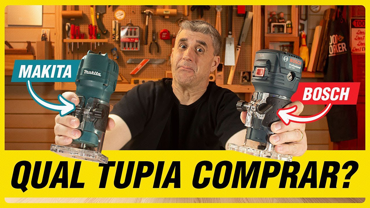 Tupia Laminadora: Makita 3709 ou Bosch GKF 550?