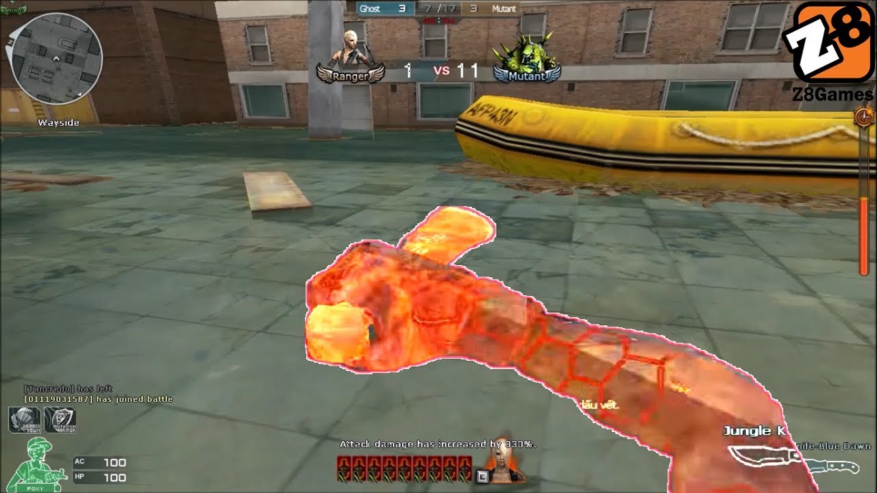Crossfire NA 2.0 : Jungle Blue Knife - Mutation VS Ghost - Gameplay