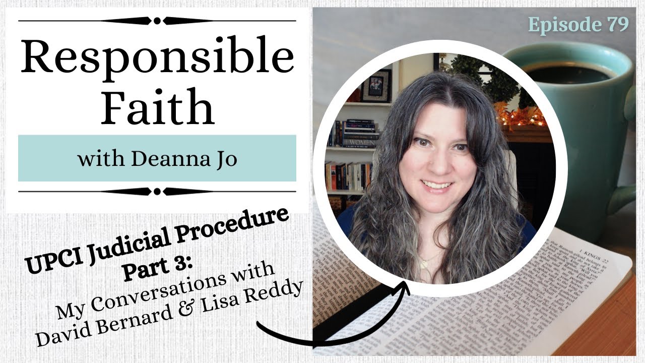 UPCI Judicial Procedure Part 3/5: My Conversations with David Bernard & Lisa Reddy