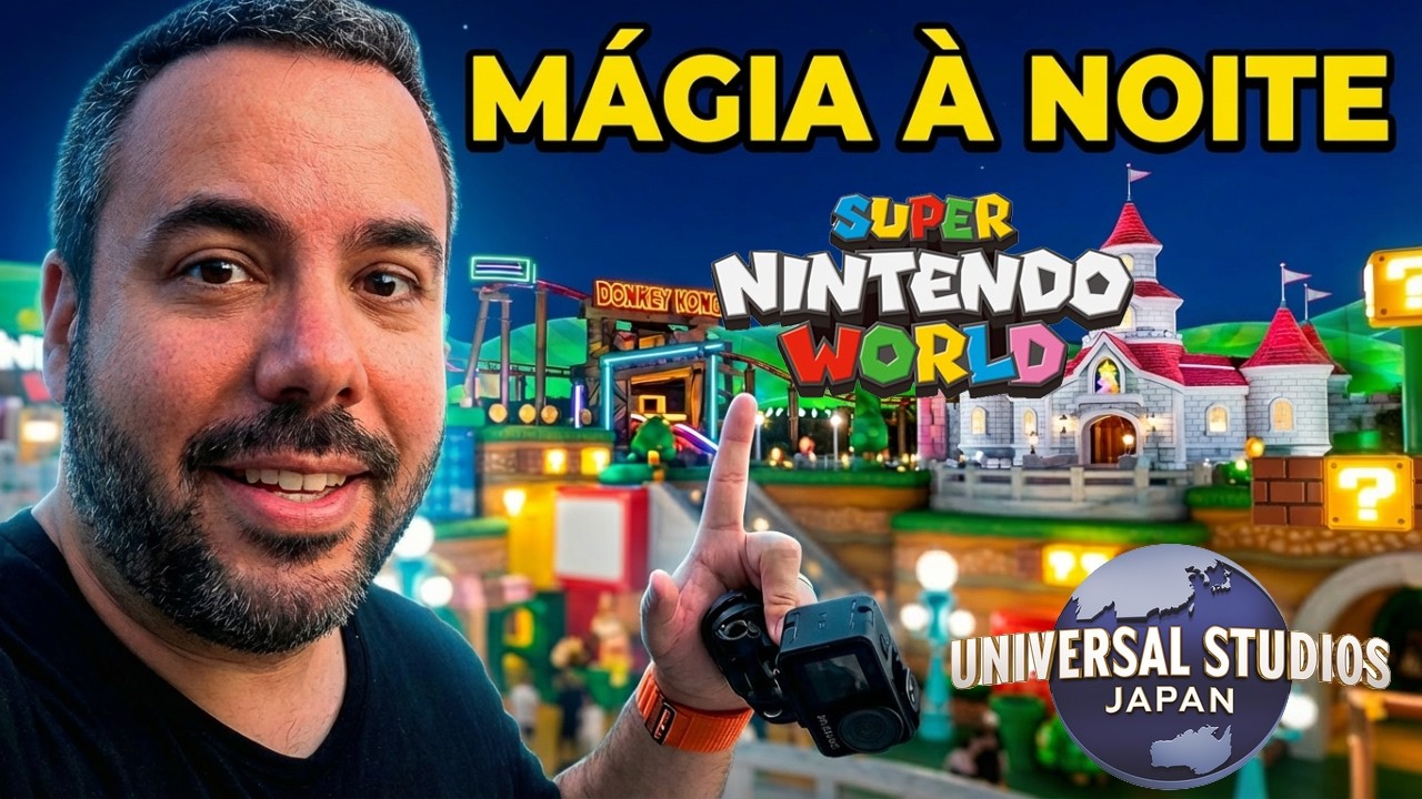 EP. 2 - Super Nintendo World Japão 🇯🇵à Noite é MÁGICO! O Guia Definitivo da Universal Studios Japão