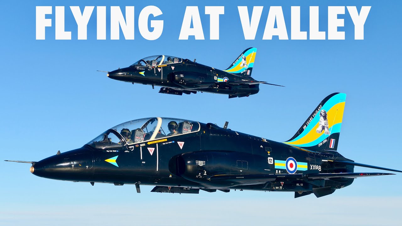 Flying the Hawk at RAF Valley | Chris Kidd (Clip)