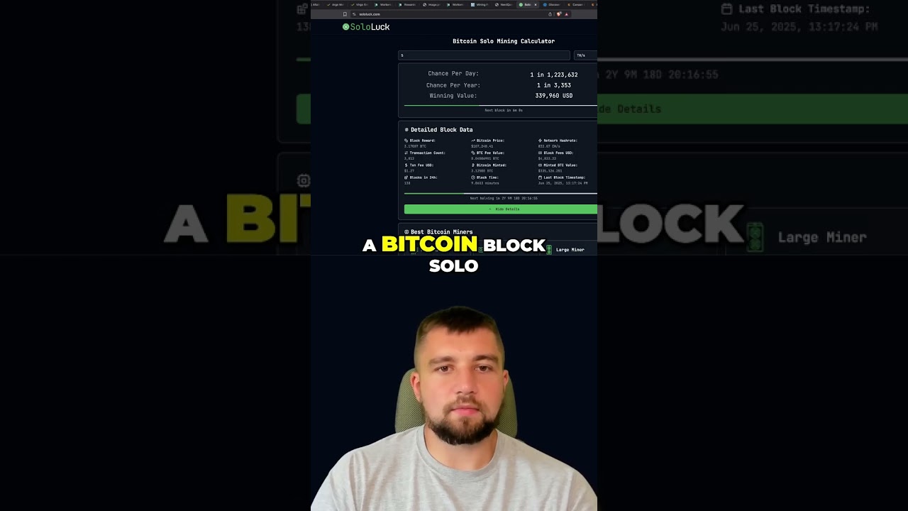 Соло-майнинг биткоинов: прибыльнее и проще, чем вы думаете! #шорты
