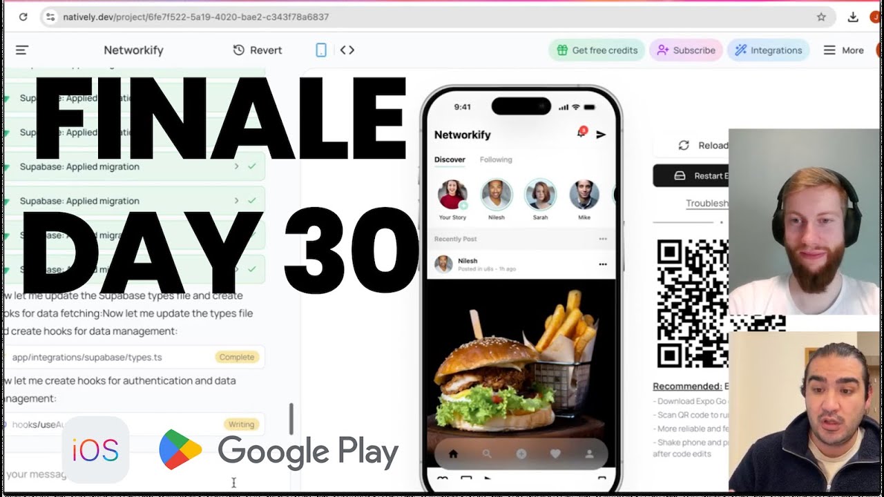 I Built a Social Media App Like Instagram/TikTok with AI! | Day 30 Finale 🎉📱