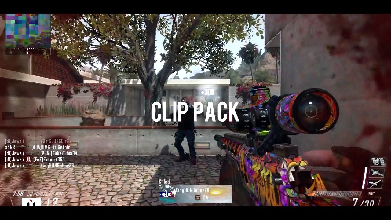 BO2 FFA Clip Pack for Editors (Sniping + Trickshotting Clips)