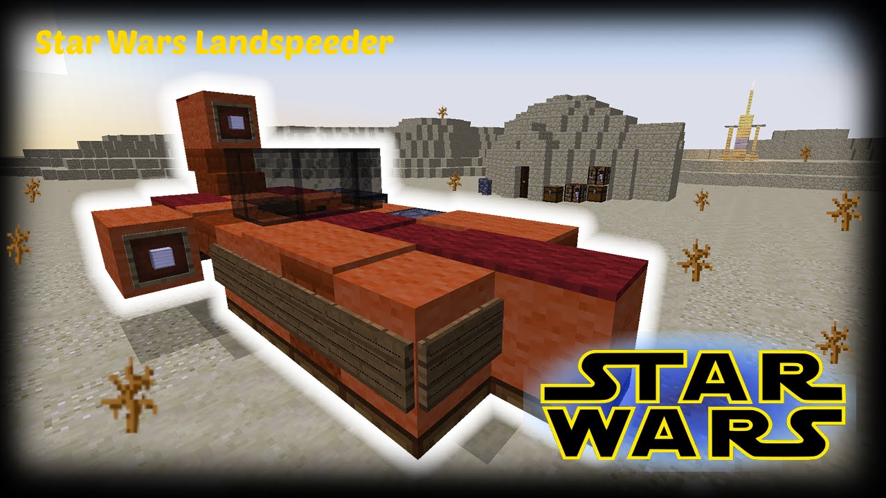 Minecraft - How to make a Star Wars Landspeeder
