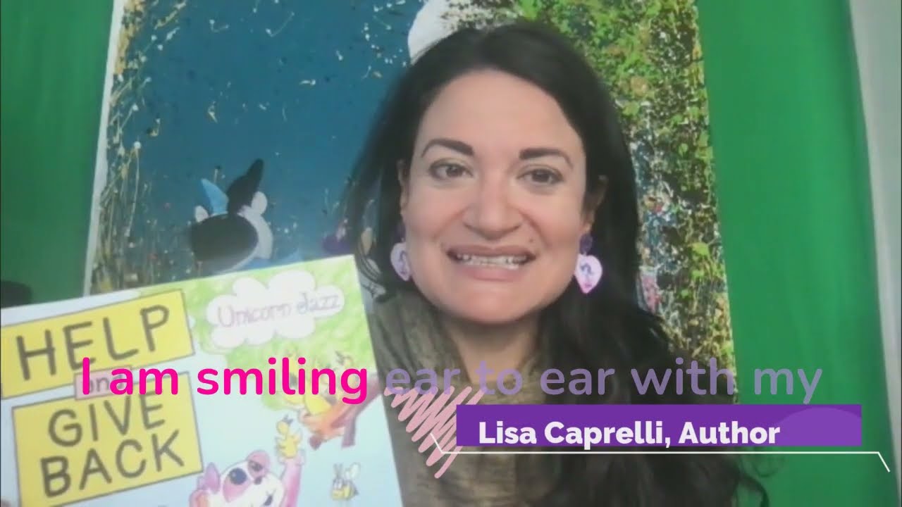 Lisa Caprelli - Unicorn Jazz Author and Help and Give Back 2022 Kids