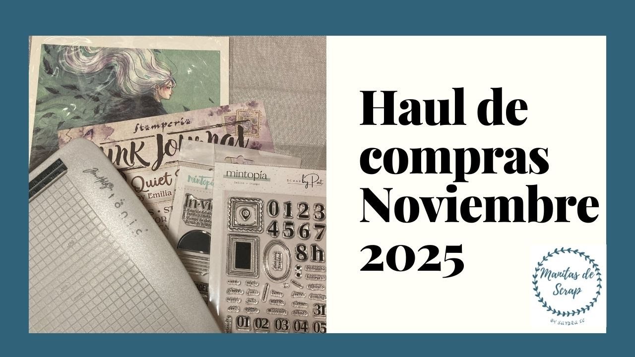 Haul de Compras de Scrap en Noviembre de 2025 en OhNaif, Craftelier, Action, Piedra, papel y tijera.