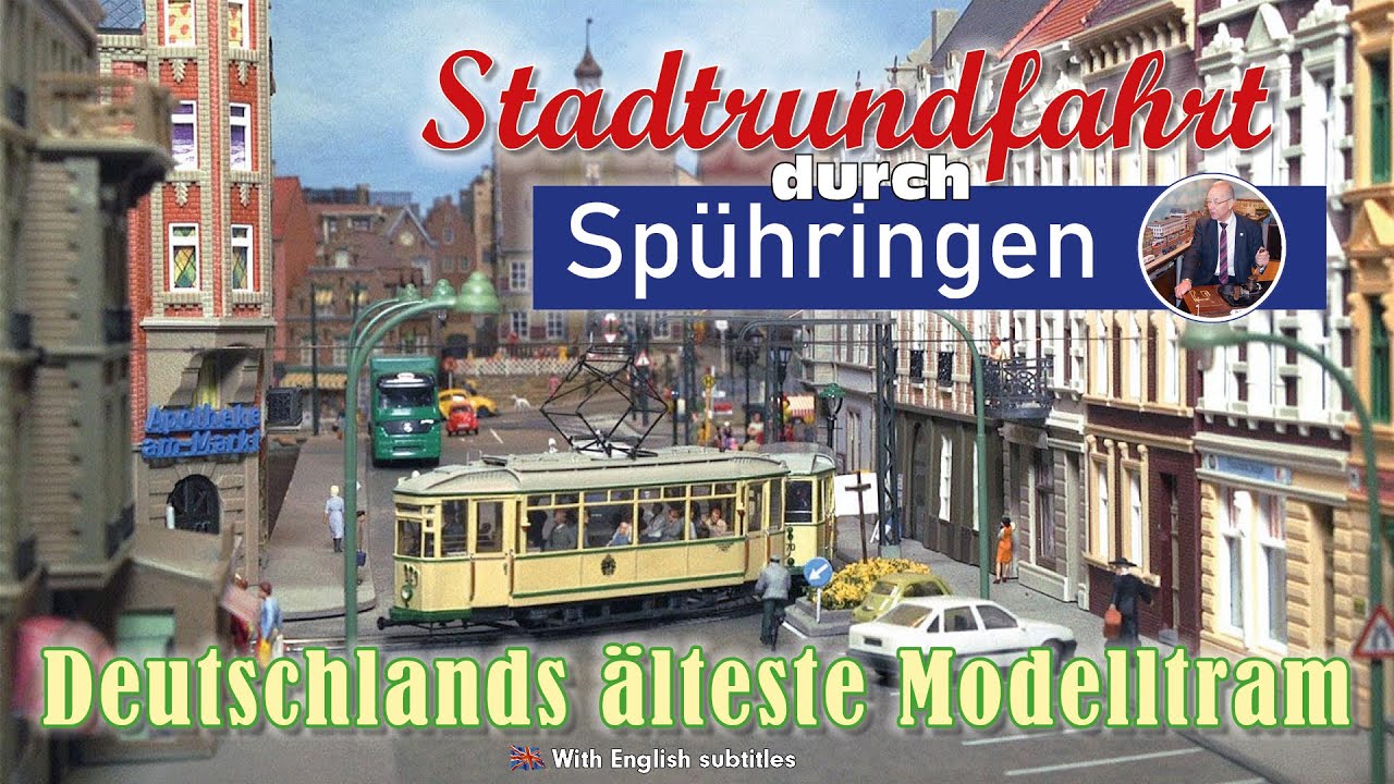 Modellstraßenbahn Spühringen. Deutschlands älteste H0m-Tramanlage. Alle Fahrzeuge. English subtitles