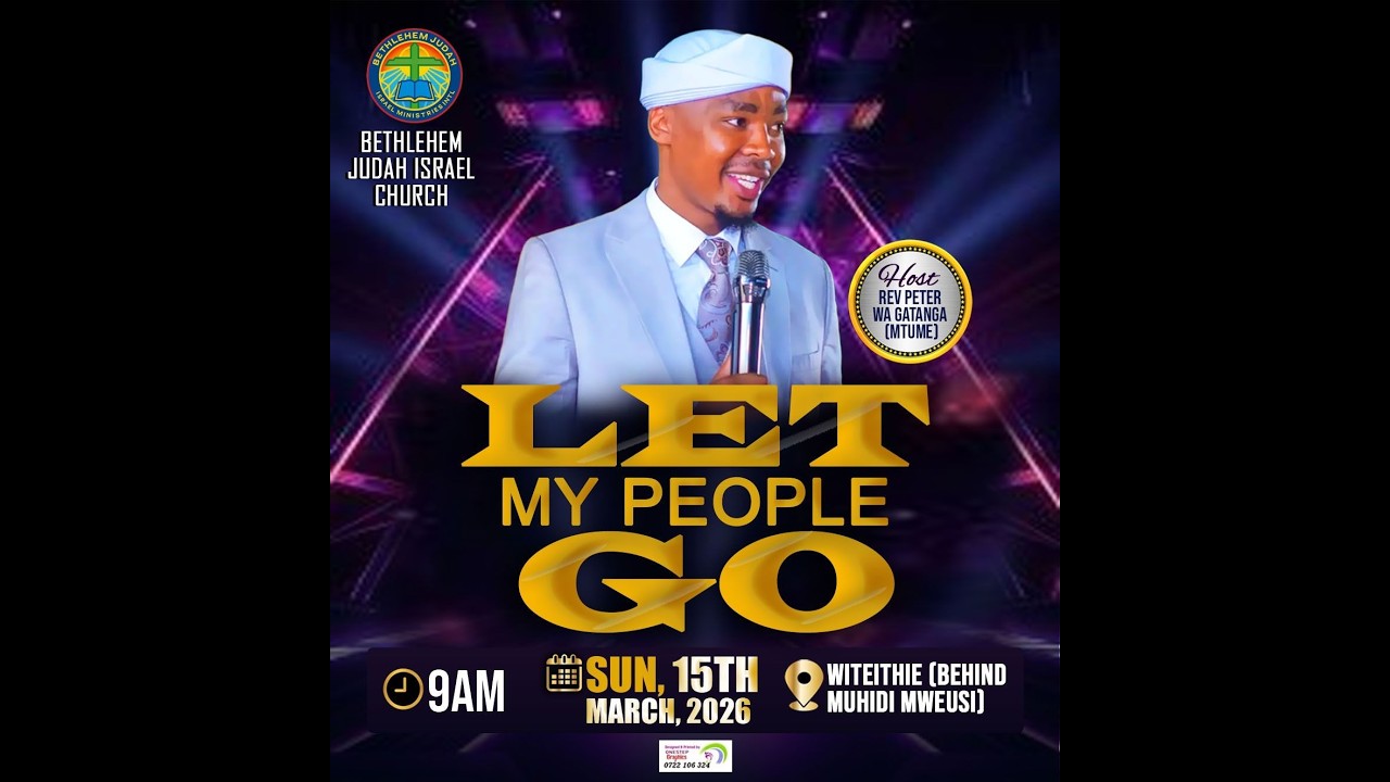 LET MT PEOPLE GO SUNDAY SERVICE...HOST REV MTUME PETER WA GATANGA
