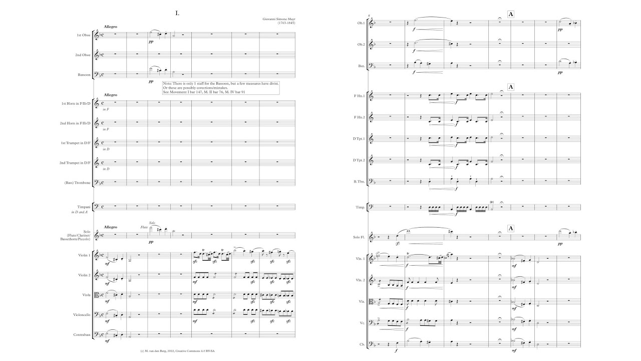 Giovanni Simone Mayr &ndash; Concerto Bergamasco