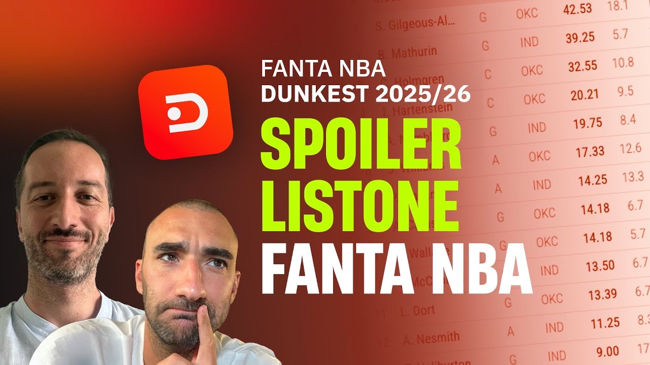 Dunkest: spoiler listone per la stagione 2025/26 del FantaNBA