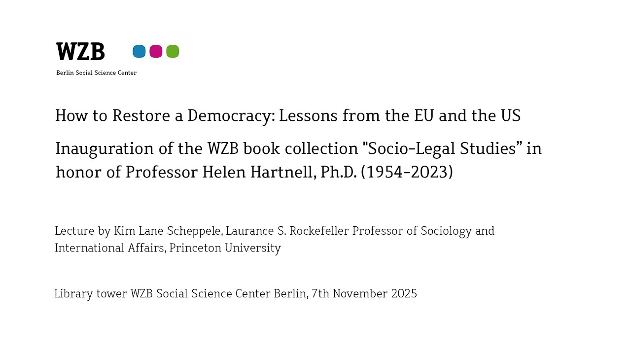How to Restore a Democracy: Lessons from the EU and the US