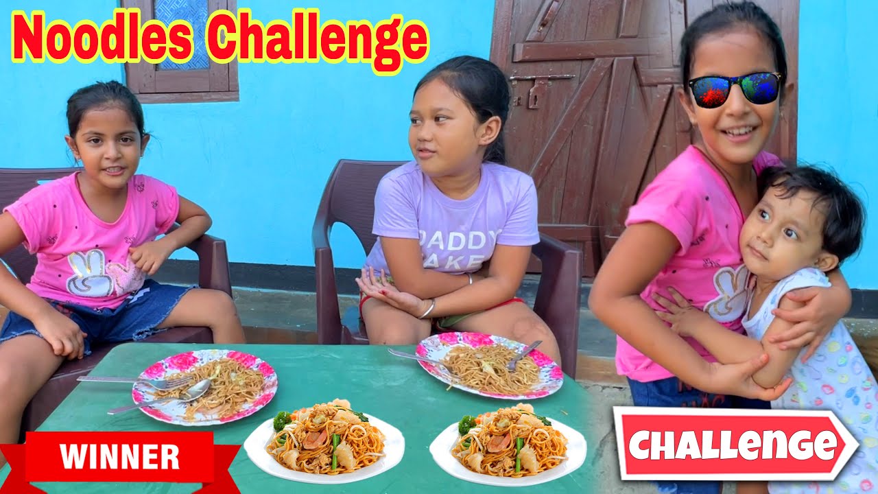 Rimpi Vs Bakheri Challenge || Funny Challenge || New Assamese Challenge || Suven Kai Vlog ||