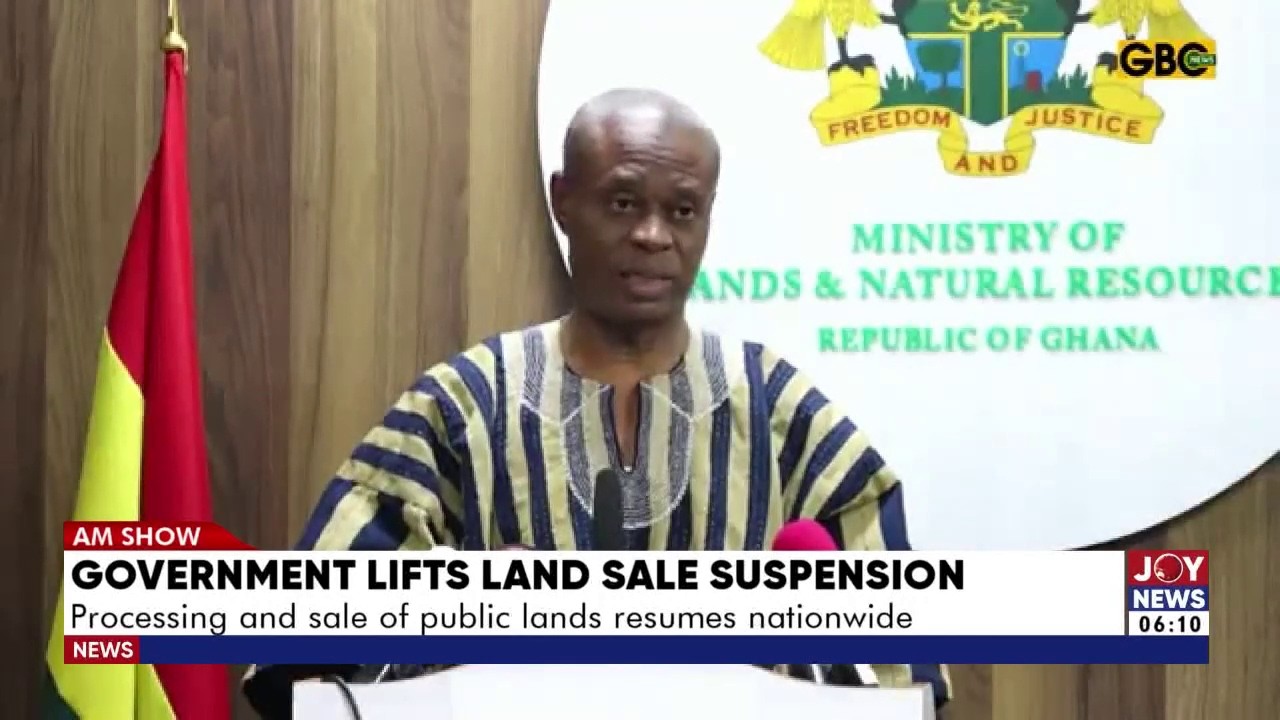 Government Lifts Land Sale Suspension: Processing and sale of public lands resume nationwide
