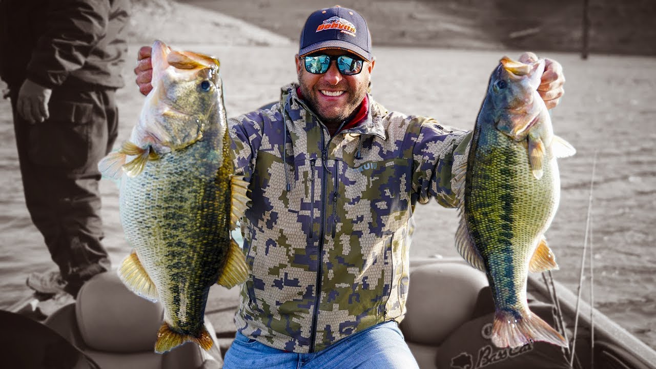 Alex Niapas Reels in Two MONSTER Bass on Shasta