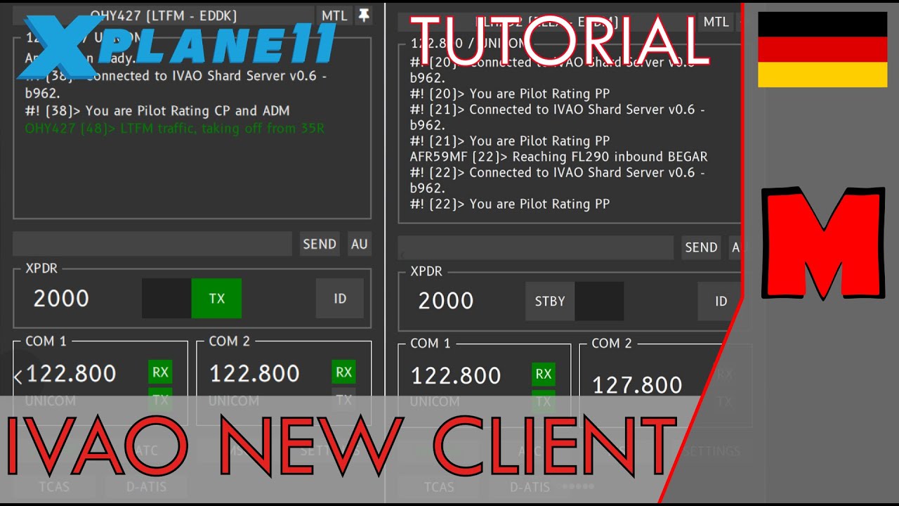 Der neue IVAO Pilot's client - Download, Installation, Setup
