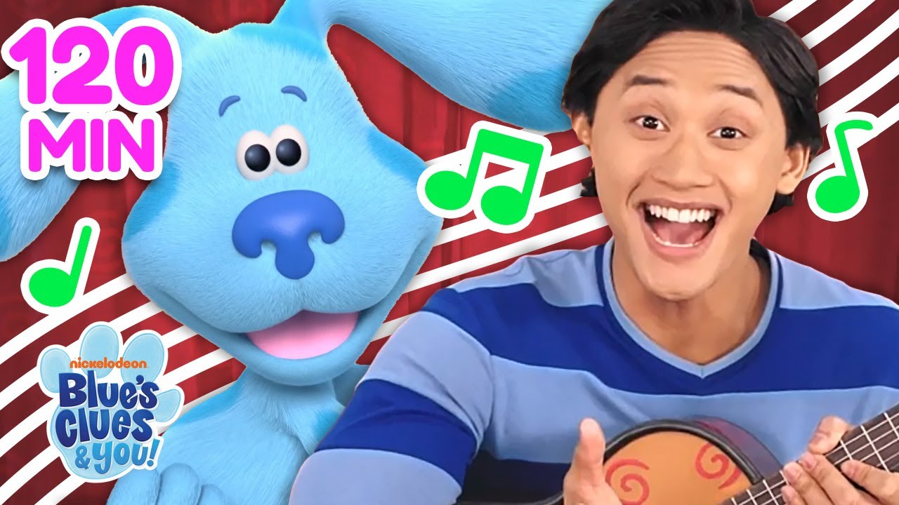 2 Hour Nursery Rhyme Sing Along Songs w/ Blue, Josh & Magenta 🎵 Blue's Clues & You!